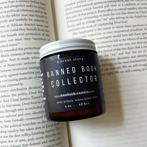 Banned Book Collector Candle - 4oz A Scent Story Candle Co Home - Candles