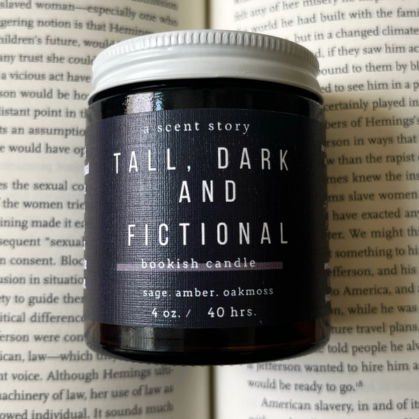 Tall, Dark, And Fictional Candle - 4oz A Scent Story Candle Co Home - Candles