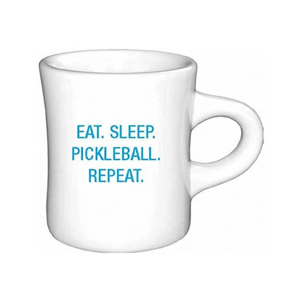 Eat Sleep Pickleball Repeat Diner Mug About Face Designs Home - Mugs & Glasses