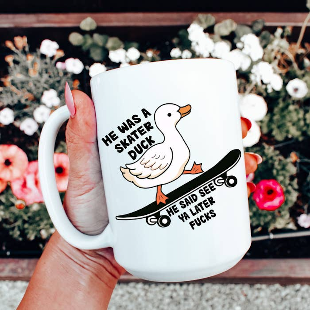 Skater Duck Mug Urban General Store