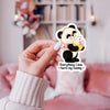 Everything I Love Hurts My Tummy Sticker Ace The Pitmatian Co Impulse - Decorative Stickers