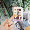 MILF Man I Love Felines Sticker Ace The Pitmatian Co Impulse - Decorative Stickers