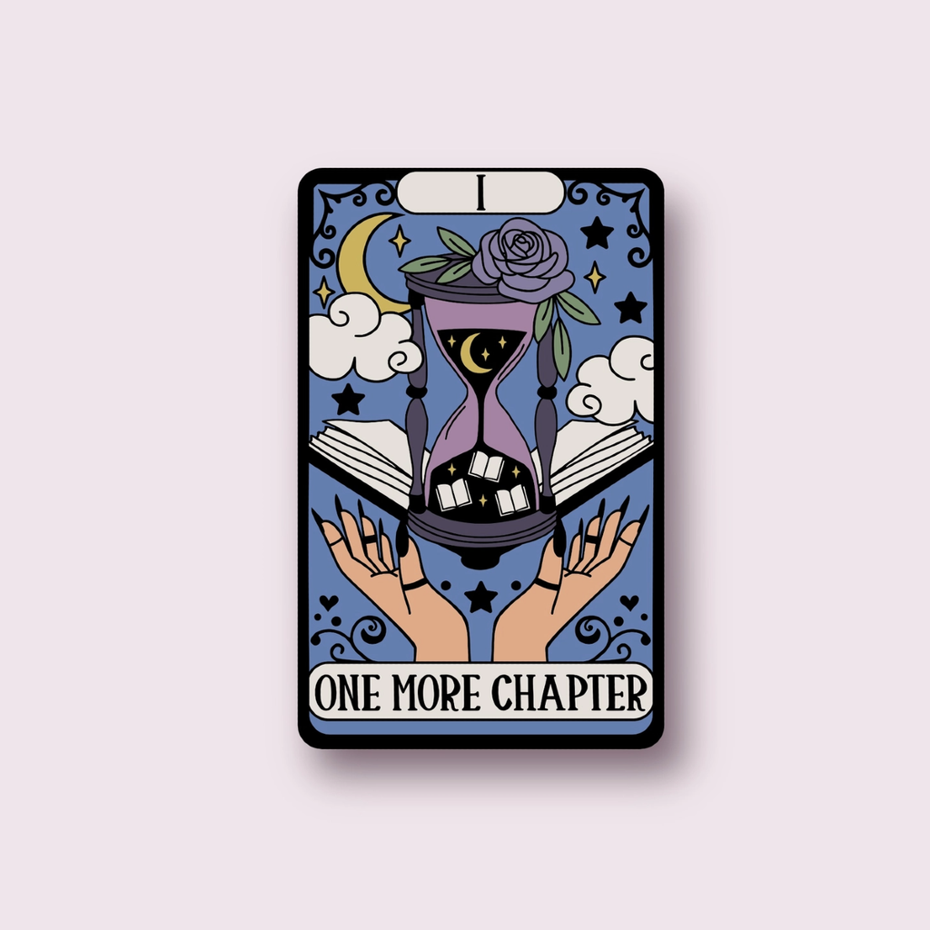 One More Chapter Bookish Sticker Ace The Pitmatian Co Impulse - Decorative Stickers