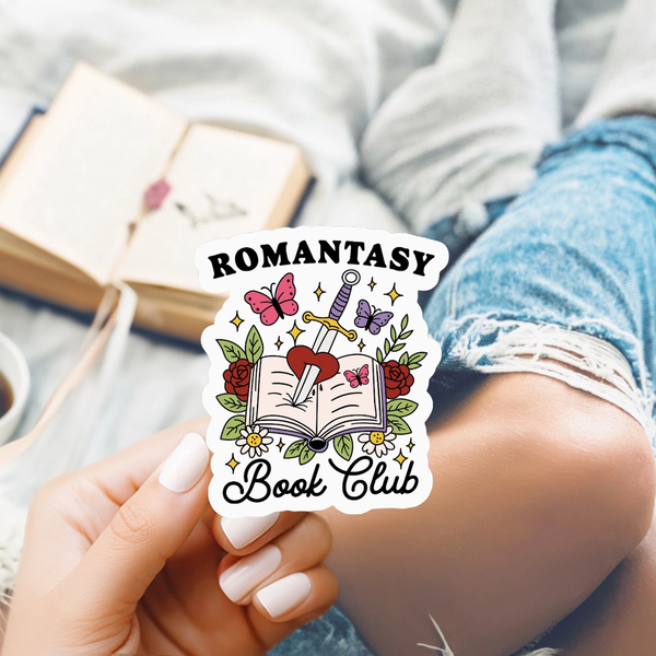 Romantasy Book Club Sticker Ace The Pitmatian Co Impulse - Decorative Stickers