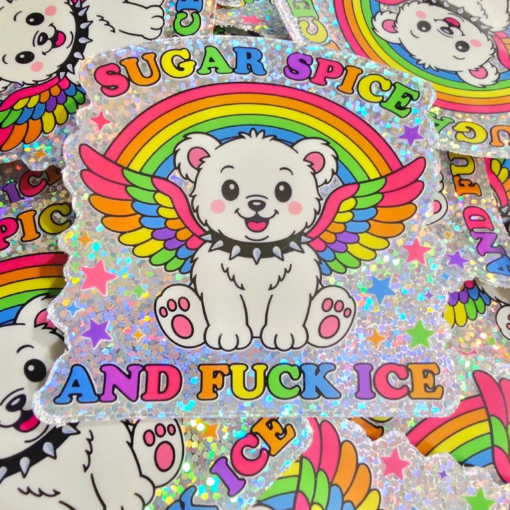 Sugar Spice Fuck Ice Sticker Ace The Pitmatian Co Impulse - Decorative Stickers