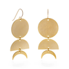 Celestial Geometry Dangle Earrings - Gold Amano Studio Jewelry - Earrings