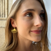 Ginko Leaf Dangle Earrings - Gold Amano Studio Jewelry - Earrings