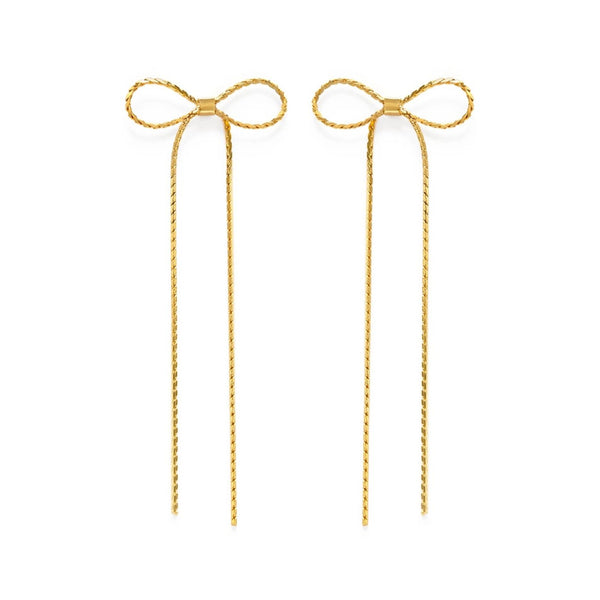 Long Bow Stud Earrings Amano Studio Jewelry - Earrings