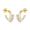 Mixed Metal Gota Hoop Huggie Earrings Amano Studio Jewelry - Earrings