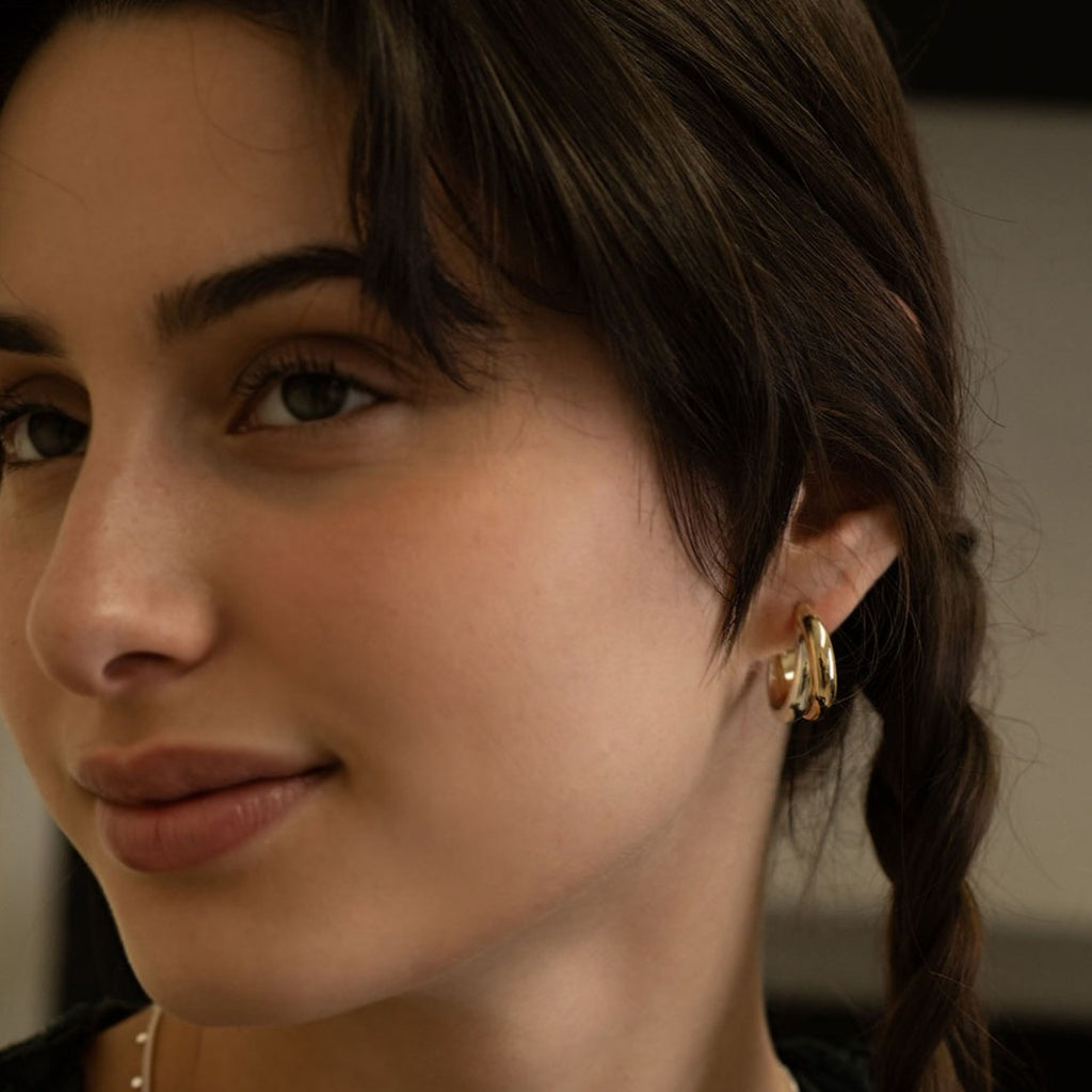 Mixed Metal Hoop Earrings Amano Studio Jewelry - Earrings