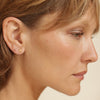 Starburst With Crystal Stud Earrings Amano Studio Jewelry - Earrings