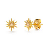 Starburst With Pearl Stud Earrings Amano Studio Jewelry - Earrings