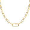 Paperclip Chain With Carabiner Clasp Necklace Amano Studio Jewelry - Necklaces