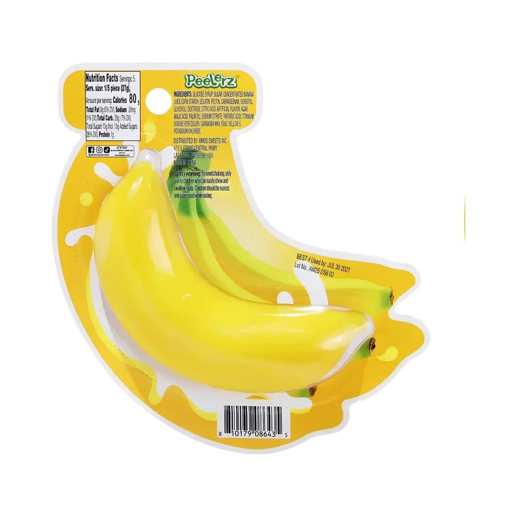 Amos Peelerz Giant Gummy Banana Candy Amos Candy, Chocolate & Gum
