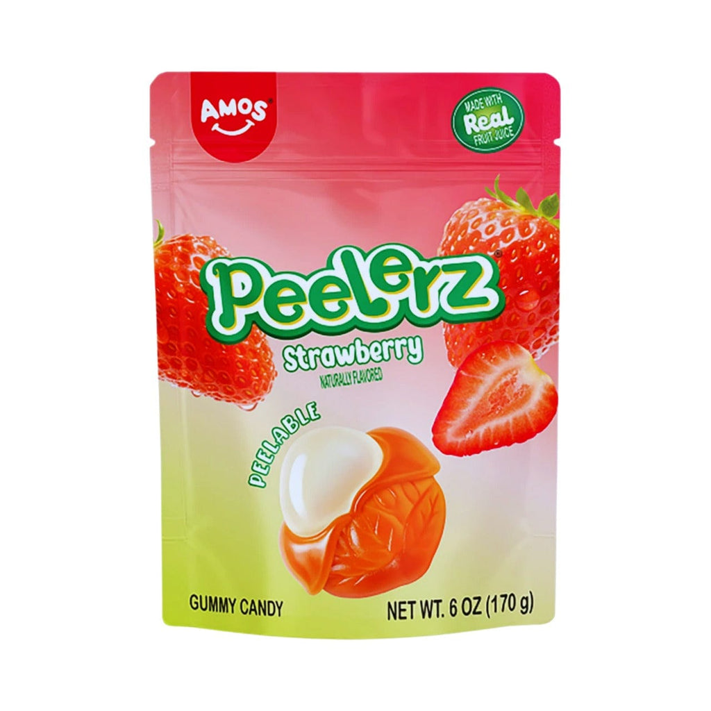 Amos Peelerz Strawberry Gummy Candy Amos Candy, Chocolate & Gum
