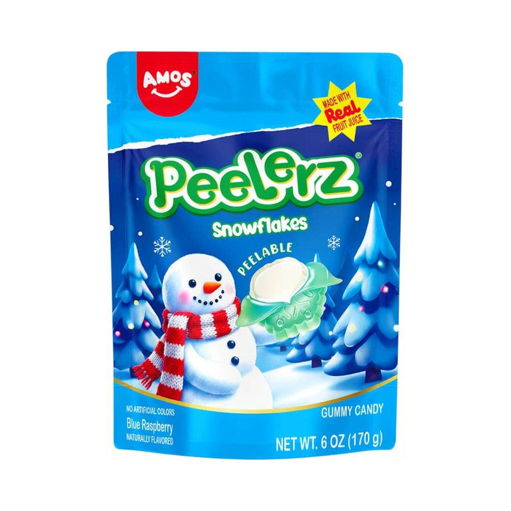 Amos Peelerz Gummy Snowflakes Amos Candy, Chocolate & Gum - Holiday