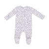 0-3M Zipper Footie Baby Sleepwear - Shannon Floral Angel Dear Apparel & Accessories - Clothing - Baby & Toddler - One-Pieces & Onesies