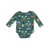 3-6M Long Sleeve Bodysuit Onesie - Camping Veggies Angel Dear Apparel & Accessories - Clothing - Baby & Toddler - One-Pieces & Onesies
