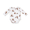 3-6M Long Sleeve Onesie Bodysuit - Baby Beavers Angel Dear Apparel & Accessories - Clothing - Baby & Toddler - One-Pieces & Onesies