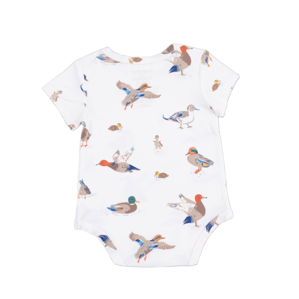 6-12M Short Sleeve Bodysuit Onesie - Ducks Angel Dear Apparel & Accessories - Clothing - Baby & Toddler - One-Pieces & Onesies