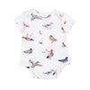 6-12M Short Sleeve Bodysuit Onesie - Ducks Angel Dear Apparel & Accessories - Clothing - Baby & Toddler - One-Pieces & Onesies