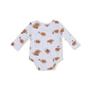 Long Sleeve Bodysuit Onesie - Footballs Playing Football Angel Dear Apparel & Accessories - Clothing - Baby & Toddler - One-Pieces & Onesies