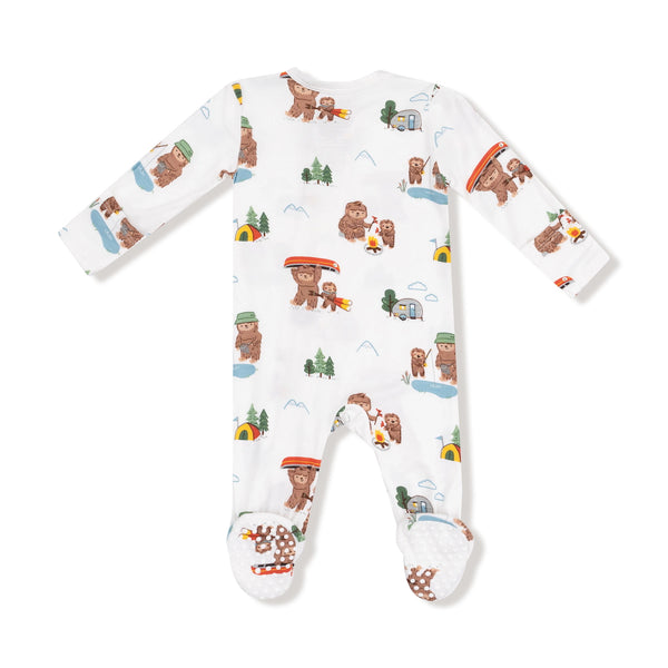 Zipper Footie Baby Sleepwear - Bigfoot Camping Angel Dear Apparel & Accessories - Clothing - Baby & Toddler - One-Pieces & Onesies