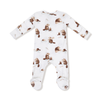 Zipper Footie Baby Sleepwear - Busy Beavers Angel Dear Apparel & Accessories - Clothing - Baby & Toddler - One-Pieces & Onesies