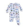 Zipper Footie Baby Sleepwear - Lake Stickers Angel Dear Apparel & Accessories - Clothing - Baby & Toddler - One-Pieces & Onesies