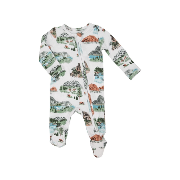Zipper Footie - National Parks Angel Dear Apparel & Accessories - Clothing - Baby & Toddler - One-Pieces & Onesies
