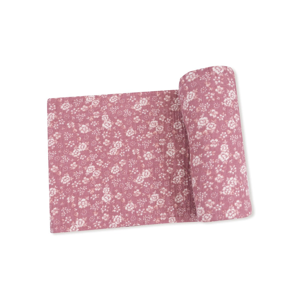 Organic Cotton Muslin Swaddle Blanket - Bandana Floral Angel Dear Baby & Toddler - Swaddles & Baby Blankets