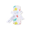 Waffle Swaddle Blanket - Balloon Animals - Blue Angel Dear Baby & Toddler - Swaddles & Baby Blankets