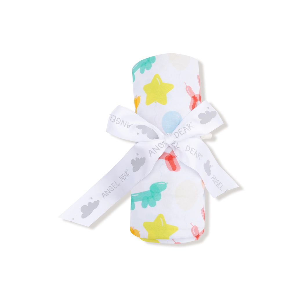 Waffle Swaddle Blanket - Balloon Animals - Blue Angel Dear Baby & Toddler - Swaddles & Baby Blankets