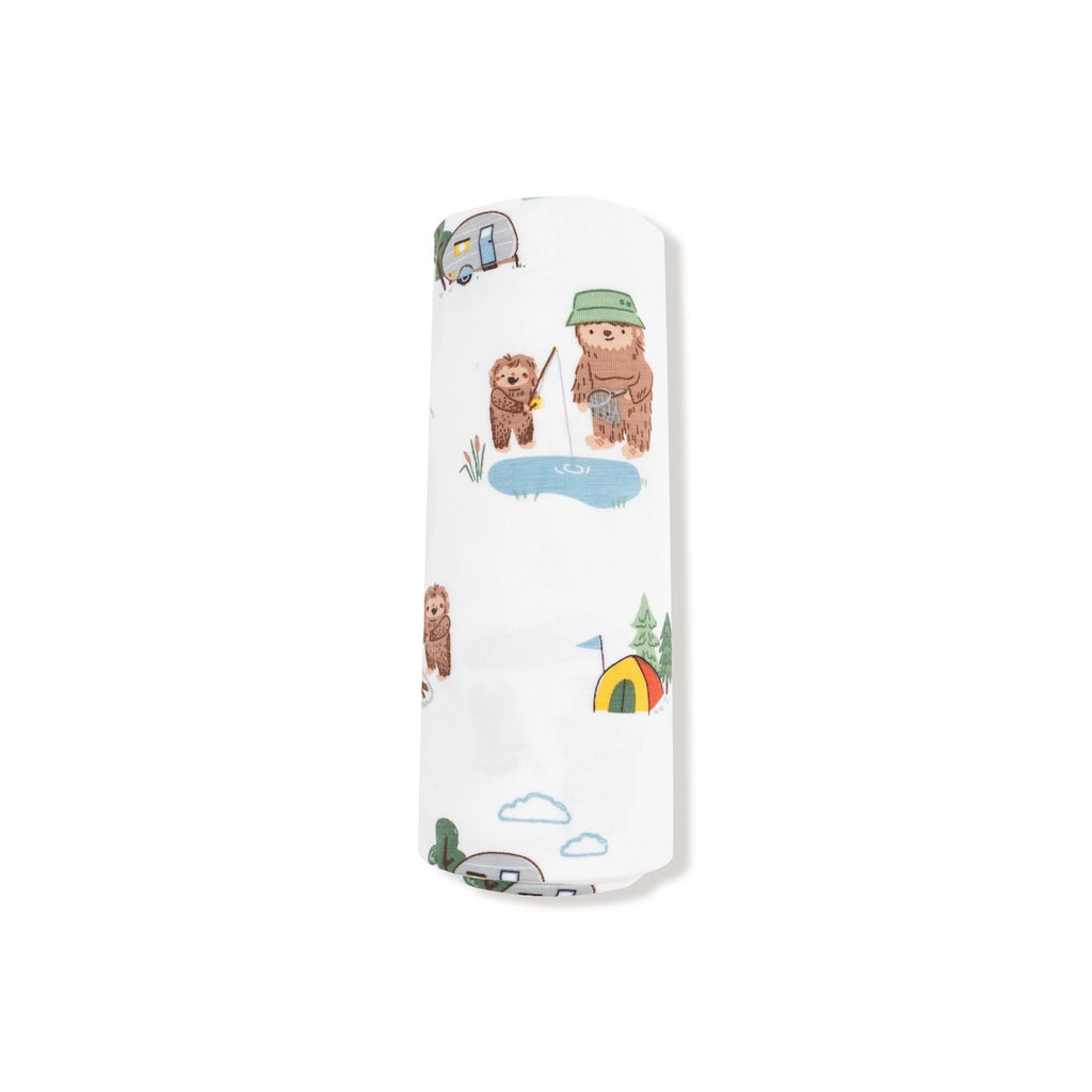 Waffle Swaddle Blanket - Bigfoot Camping Angel Dear Baby & Toddler - Swaddles & Baby Blankets