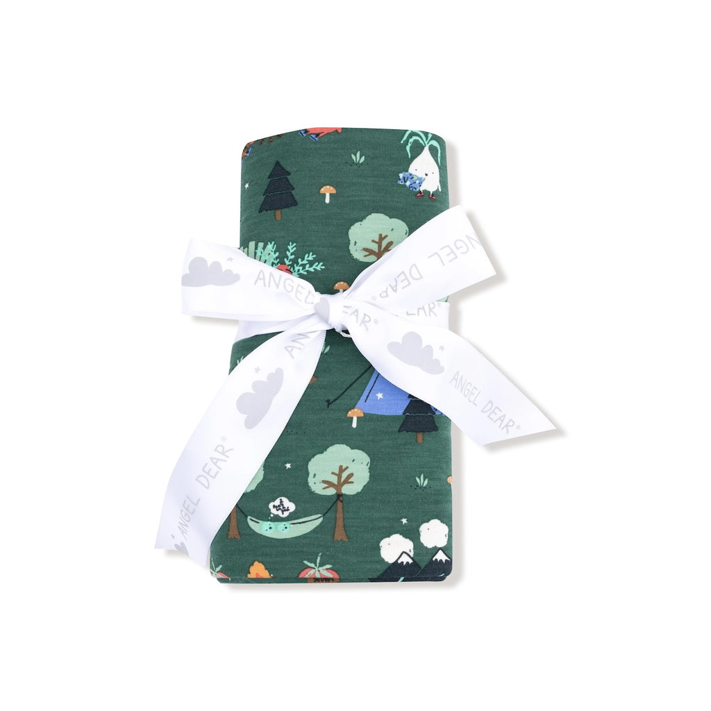 Waffle Swaddle Blanket - Camping Veggies Angel Dear Baby & Toddler - Swaddles & Baby Blankets