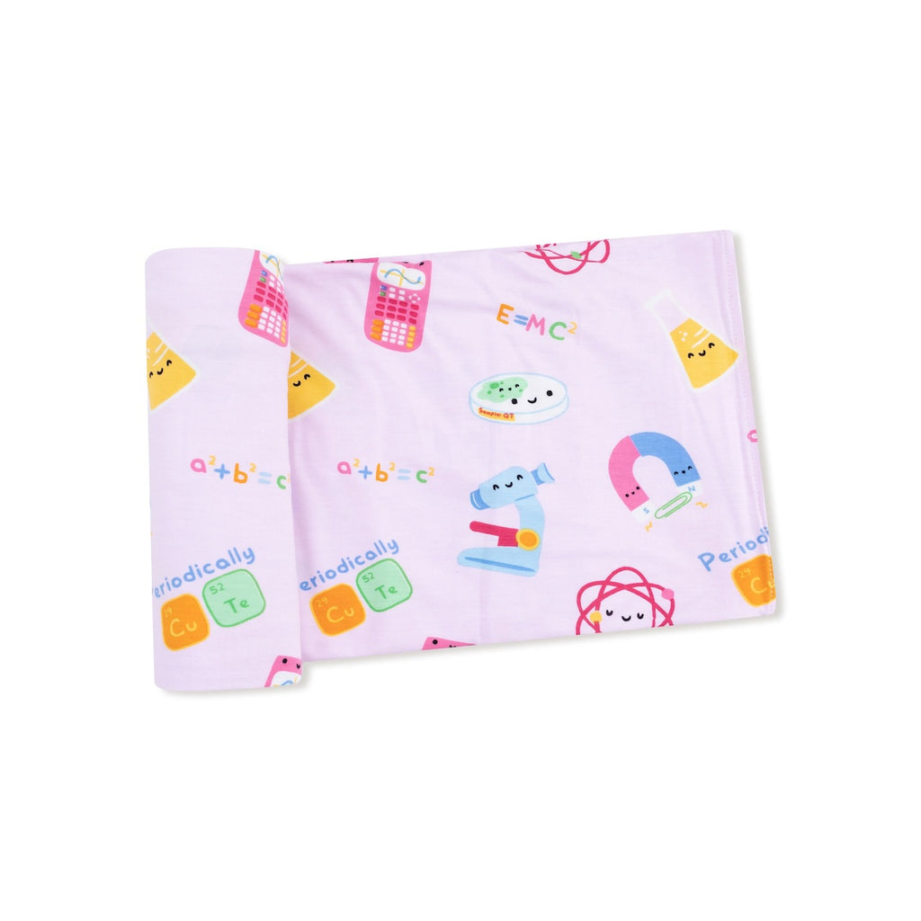 Waffle Swaddle Blanket - Future Scientist - Pink Angel Dear Baby & Toddler - Swaddles & Baby Blankets