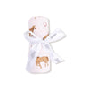 Waffle Swaddle Blanket - Horses - Pink Angel Dear Baby & Toddler - Swaddles & Baby Blankets