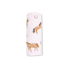 Waffle Swaddle Blanket - Horses - Pink Angel Dear Baby & Toddler - Swaddles & Baby Blankets