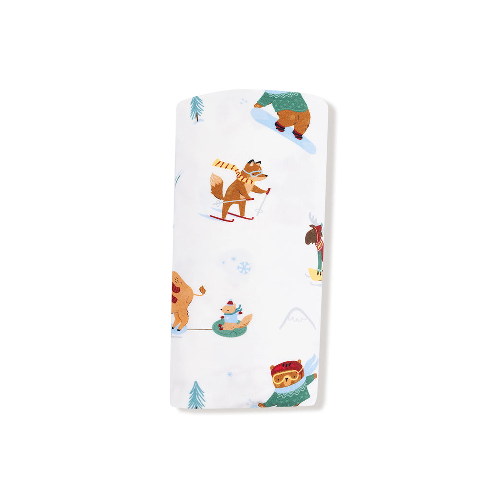 Waffle Swaddle Blanket - Winter Animal Sports Angel Dear Baby & Toddler - Swaddles & Baby Blankets