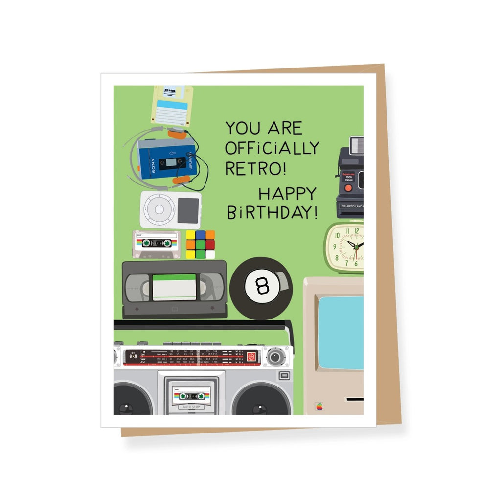 Officially Retro Birthday Card Apartment 2 Cards Cards - Birthday