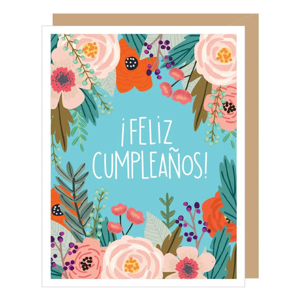 Spanish Floral Birthday Card Apartment 2 Cards Cards - Birthday