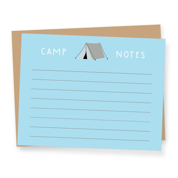 Blue Tent Summer Camp Notes Set Apartment 2 Cards Cards - Boxed Cards - Notecards