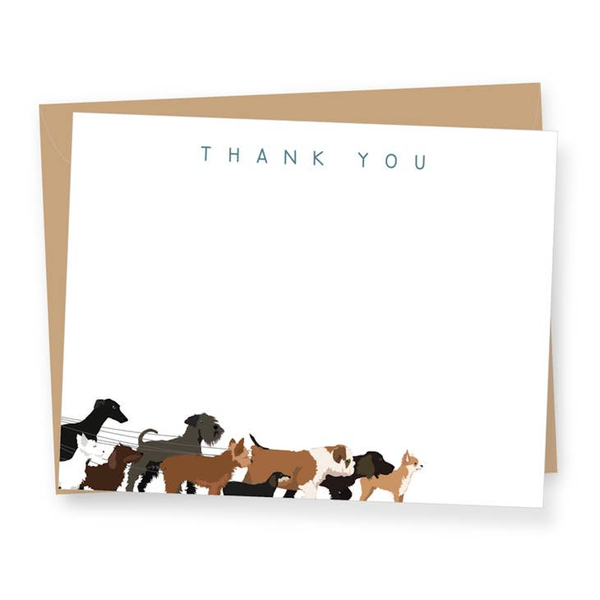 Dogwalk Thank You Flat Boxed Cards Apartment 2 Cards Cards - Boxed Cards - Thank You