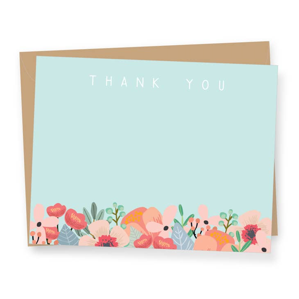 Floral Thank You Flat Boxed Cards Apartment 2 Cards Cards - Boxed Cards - Thank You