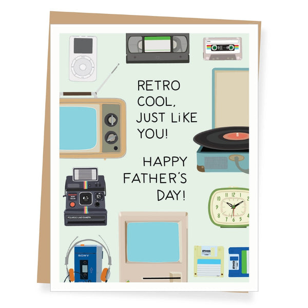 Retro Cool Father's Day Card Apartment 2 Cards Cards - Holiday - Father's Day