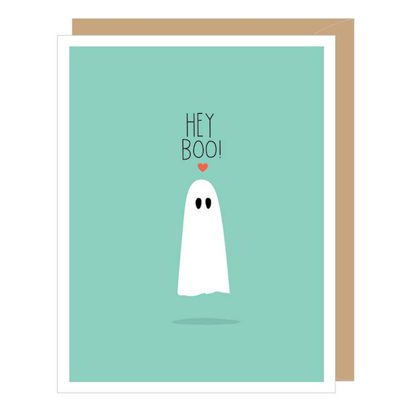 Hey Boo Halloween Card Apartment 2 Cards Cards - Holiday - Halloween