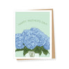 Blue Hydrangea Mother's Day Card Apartment 2 Cards Cards - Holiday - Mother's Day