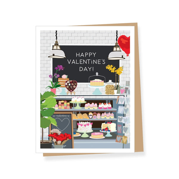Bakery Sweets Valentine's Day Card Apartment 2 Cards Cards - Holiday - Valentine's Day