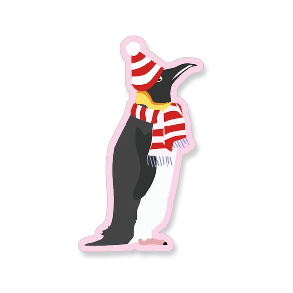 Winter Penguin Sticker Apartment 2 Cards Impulse - Decorative Stickers