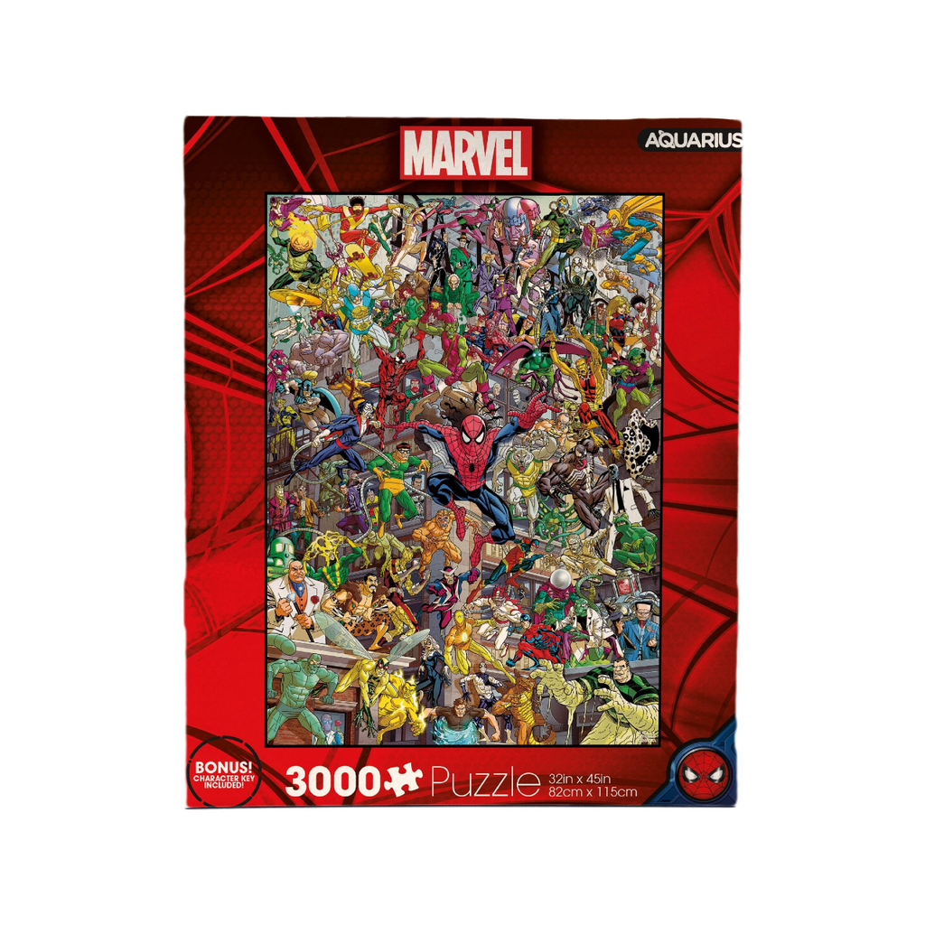 Marvel Spider Man Villains 3000 Piece Jigsaw Puzzle Aquarius Toys & Games - Puzzles & Games - Jigsaw Puzzles